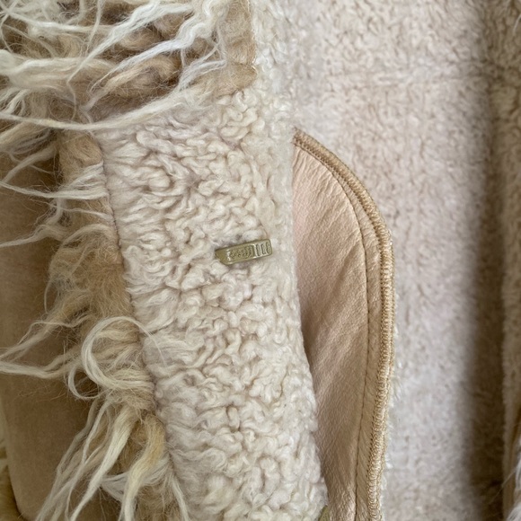 100% suede beige winter coat 🔒 - Picture 5 of 7